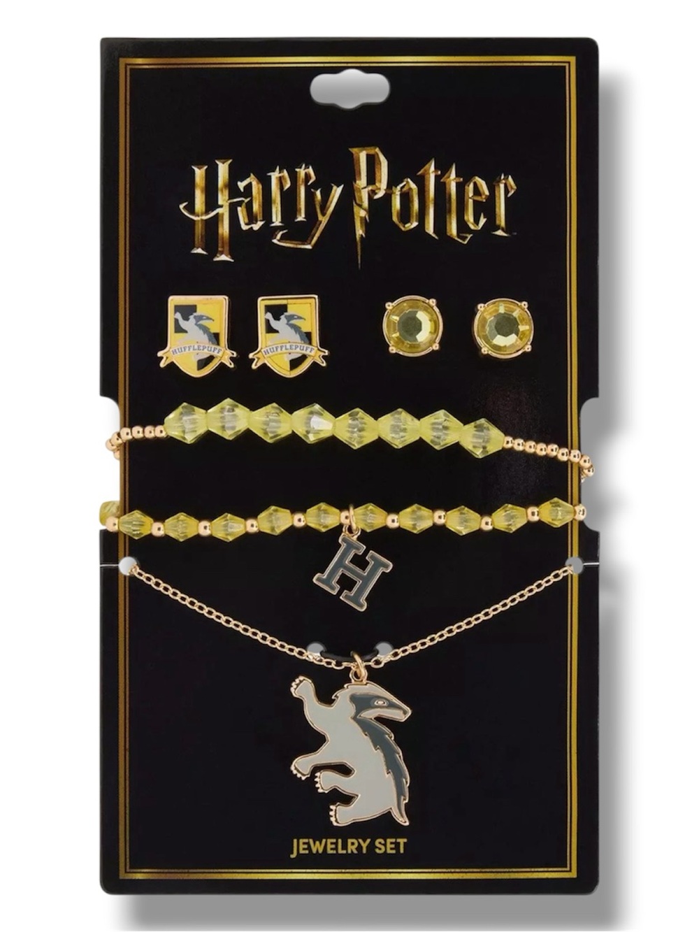 5-Pack Harry Potter Hufflepuff Jewelry Set - NWT